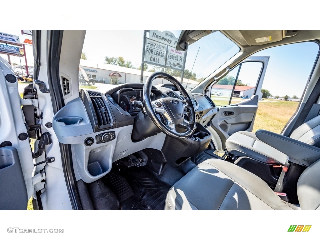 2018 Transit Van 350 MR Long - Oxford White / Pewter photo #19
