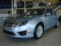 2010 Light Ice Blue Metallic Ford Fusion Hybrid  photo #1