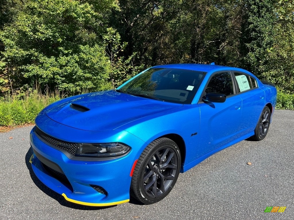 B5 Blue Pearl 2023 Dodge Charger R/T Blacktop Exterior Photo #146671265