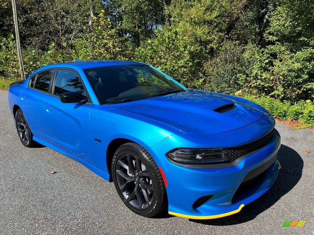 B5 Blue Pearl 2023 Dodge Charger R/T Blacktop Exterior Photo #146671316