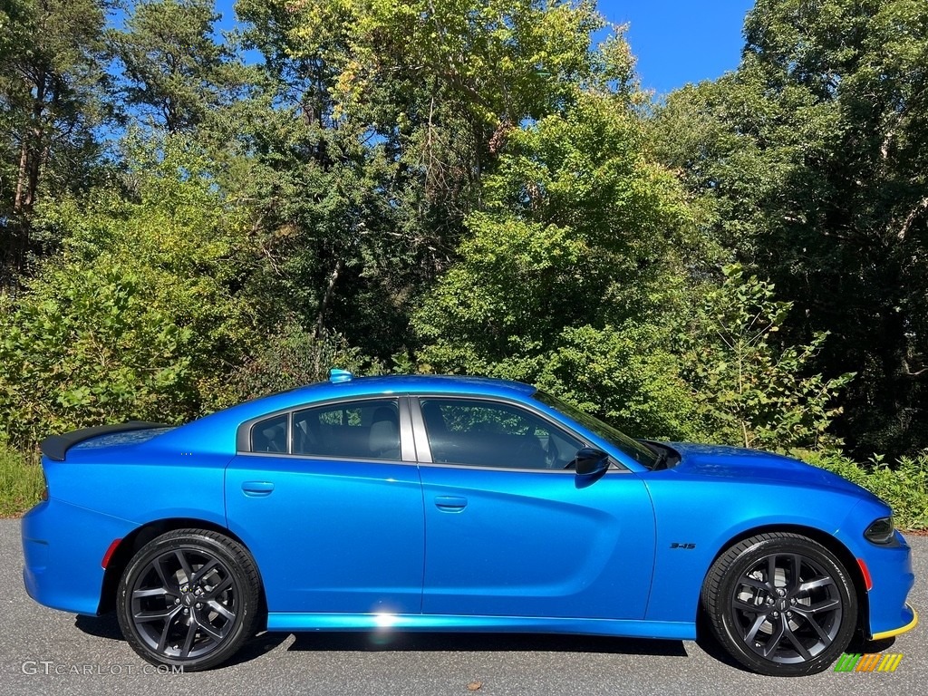 B5 Blue Pearl 2023 Dodge Charger R/T Blacktop Exterior Photo #146671349