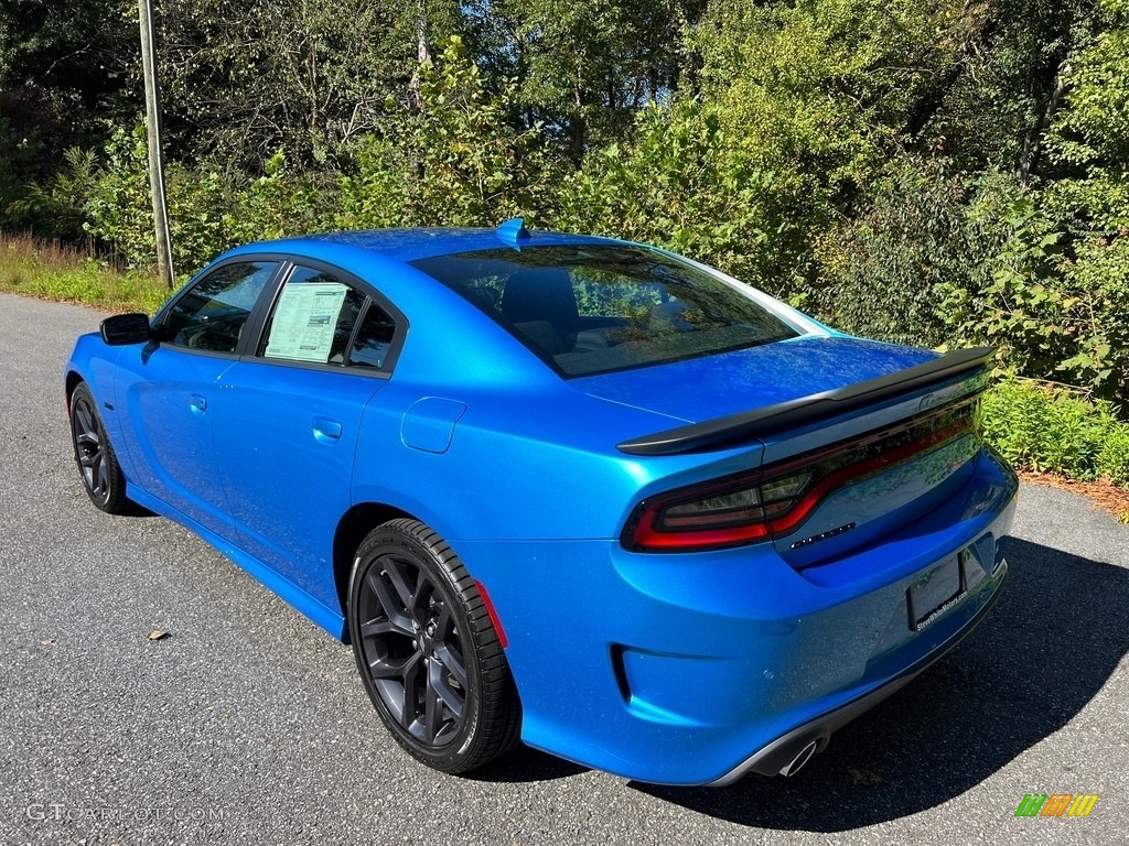 B5 Blue Pearl 2023 Dodge Charger R/T Blacktop Exterior Photo #146671436