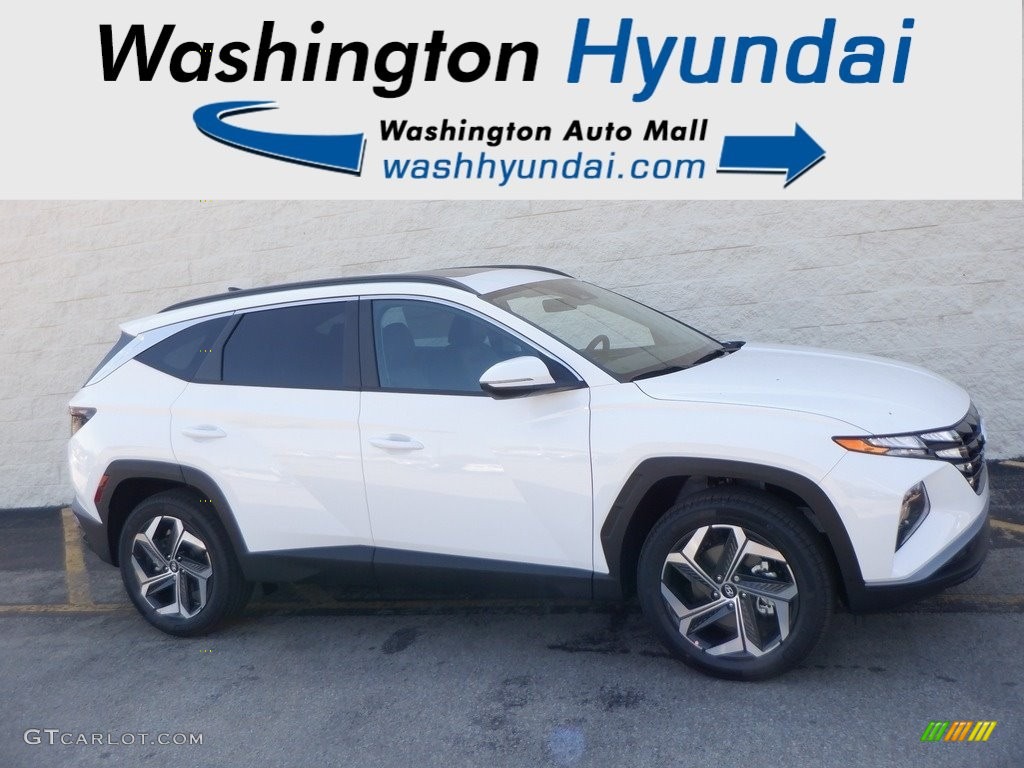 2024 Tucson SEL AWD - Serenity White Pearl / Black photo #2