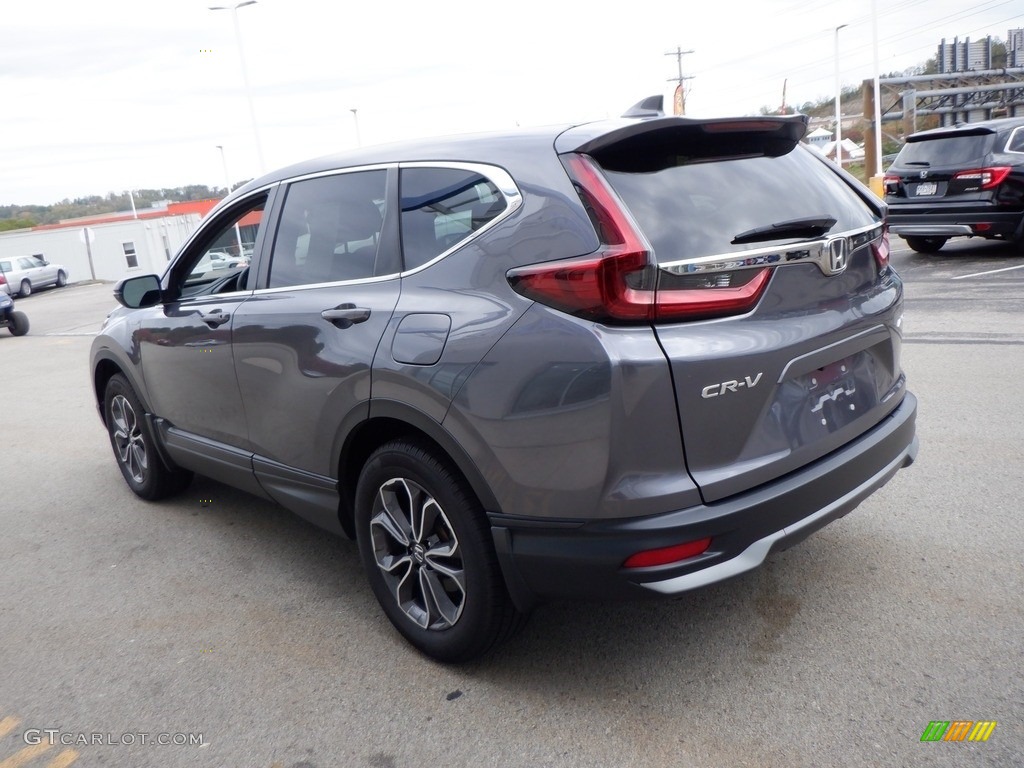 2020 CR-V EX-L AWD - Modern Steel Metallic / Black photo #8