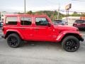 Firecracker Red 2024 Jeep Wrangler 4-Door Sahara 4xe Hybrid Exterior