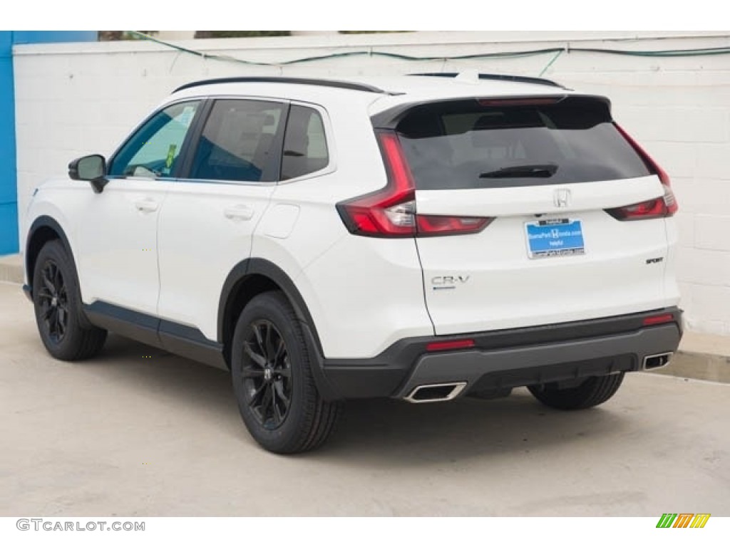 2024 CR-V Sport-L Hybrid - Platinum White Pearl / Black photo #2