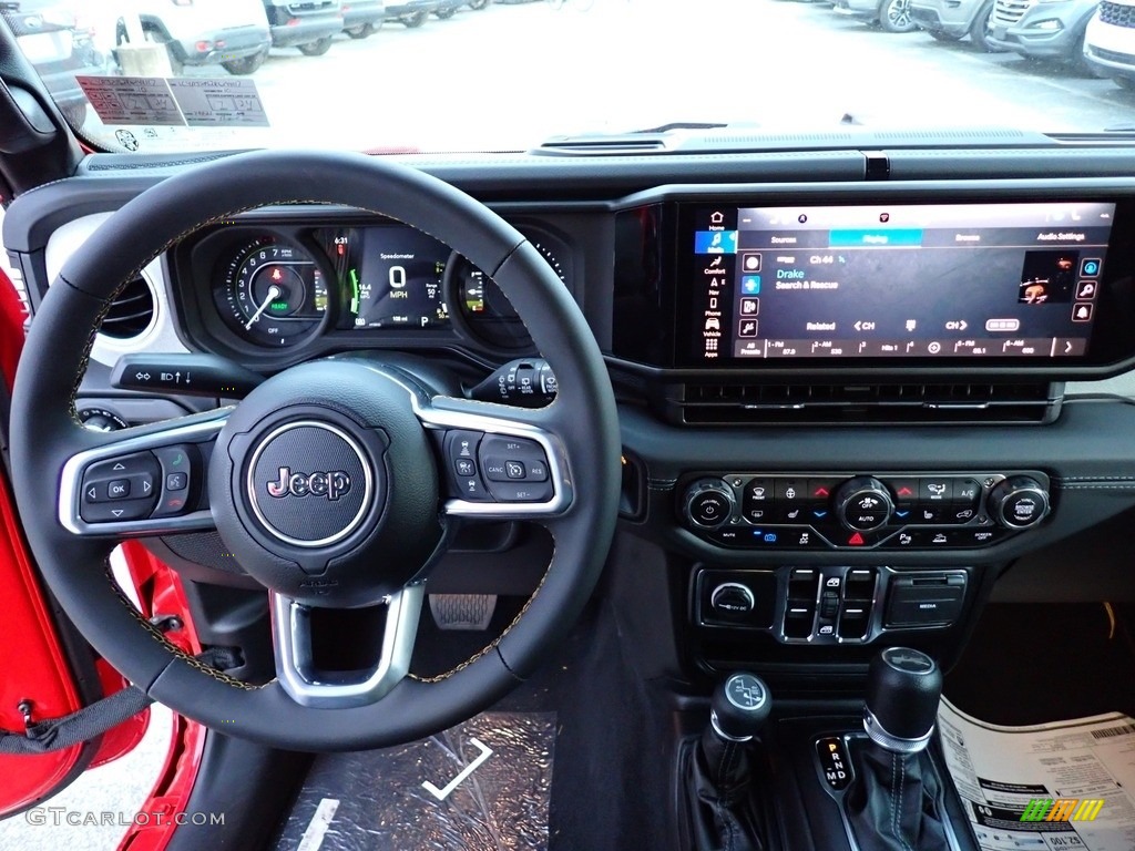 2024 Jeep Wrangler 4-Door Sahara 4xe Hybrid Dashboard Photos