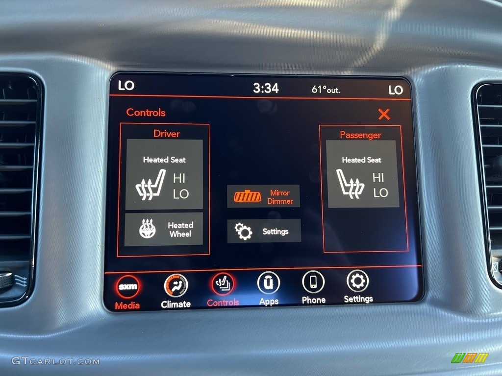 2023 Dodge Charger R/T Blacktop Controls Photo #146671790