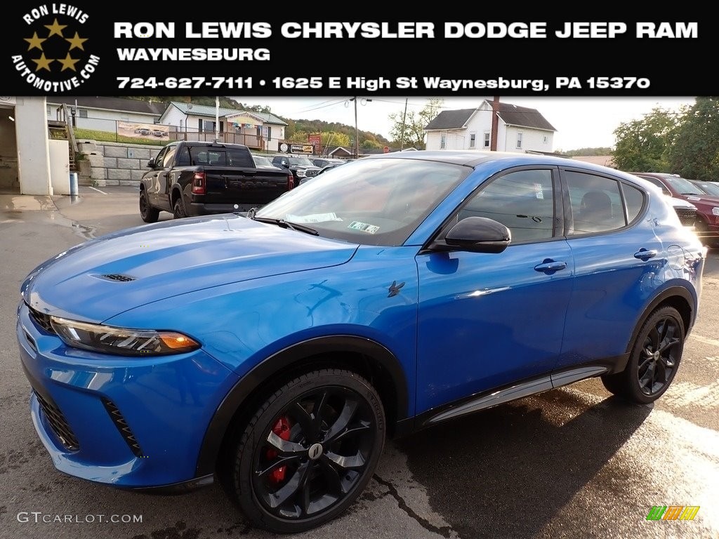 2024 Hornet R/T Track Pack/Blacktop AWD Hybrid - Blu Bayou / Black/Red photo #1