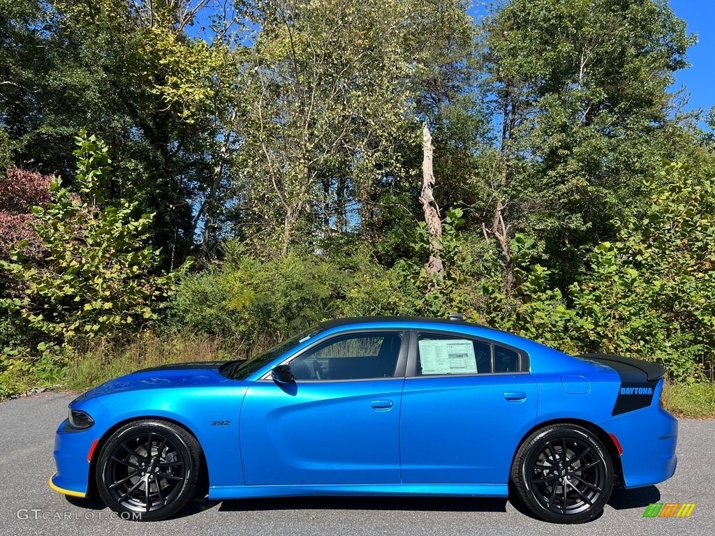 B5 Blue Pearl Dodge Charger