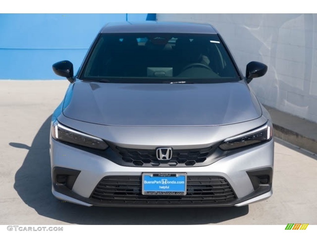 2024 Civic Sport Hatchback - Lunar Silver Metallic / Black photo #3