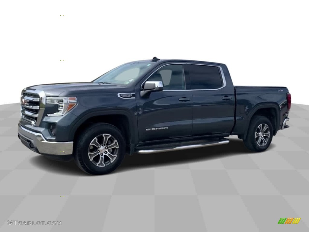 2021 Sierra 1500 SLE Crew Cab 4WD - Dark Sky Metallic / Jet Black photo #4