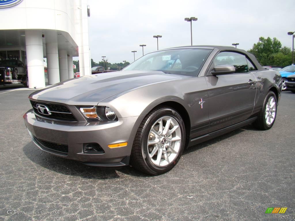 Sterling Grey Metallic 2010 Ford Mustang V6 Premium Convertible Exterior Photo #14667283
