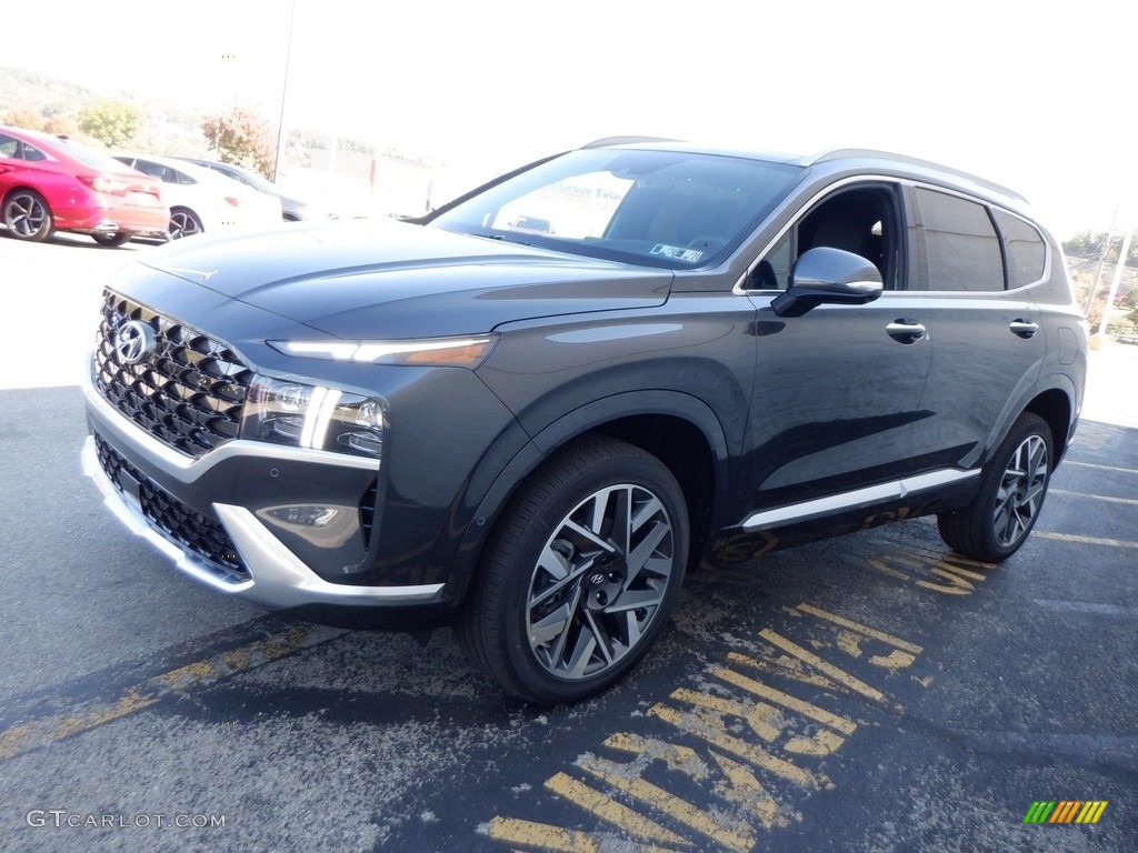 Portofino Gray 2023 Hyundai Santa Fe Calligraphy AWD Exterior Photo #146673269