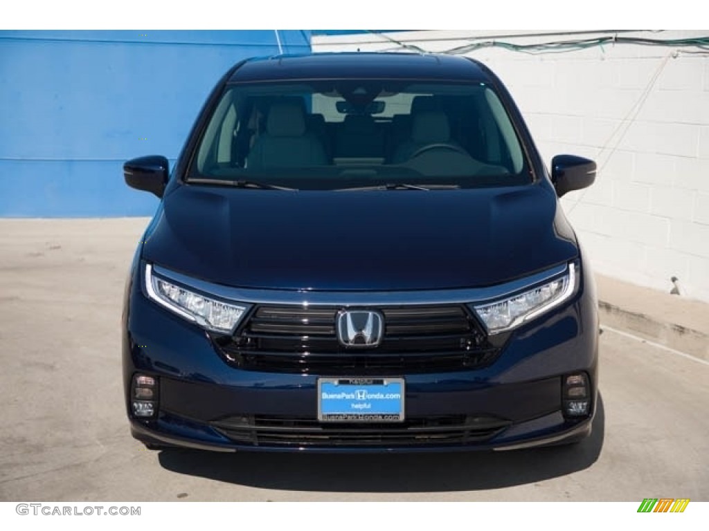 2024 Odyssey EX-L - Obsidian Blue Pearl / Gray photo #3