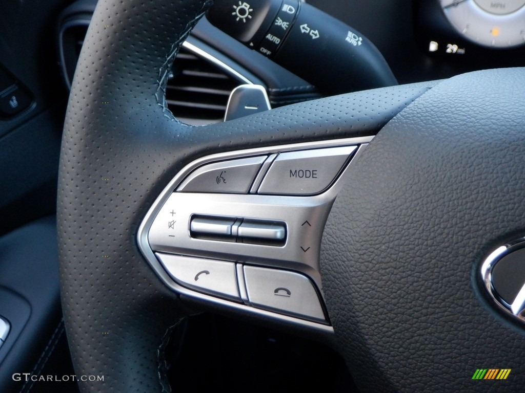 2023 Hyundai Santa Fe Calligraphy AWD Black Steering Wheel Photo #146673677