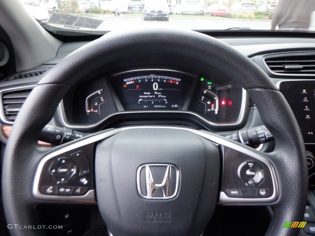 2021 Honda CR-V EX-L AWD Black Steering Wheel Photo #146674364