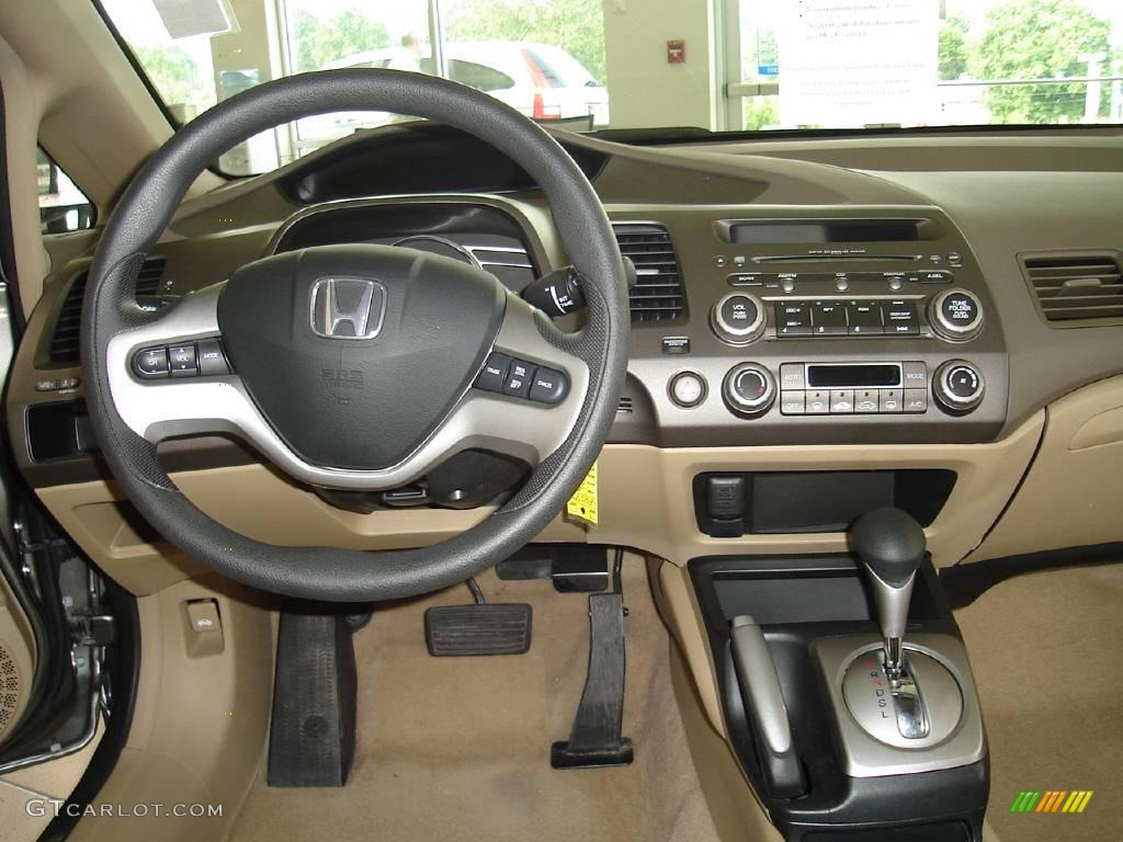 2006 Civic Hybrid Sedan - Magnetic Pearl / Ivory photo #15