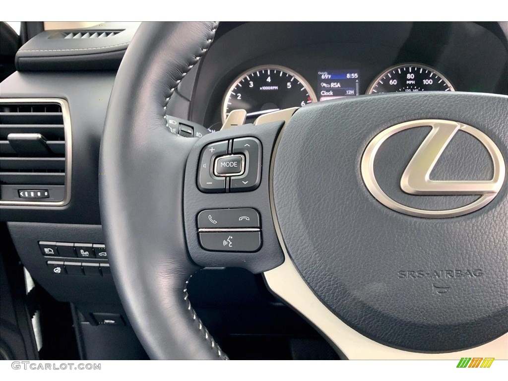 2020 Lexus NX 300 Black Steering Wheel Photo #146675030