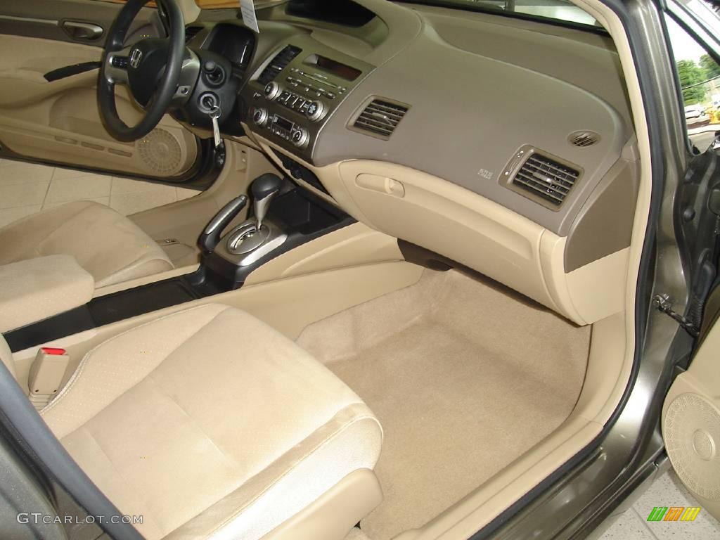 2006 Civic Hybrid Sedan - Magnetic Pearl / Ivory photo #17