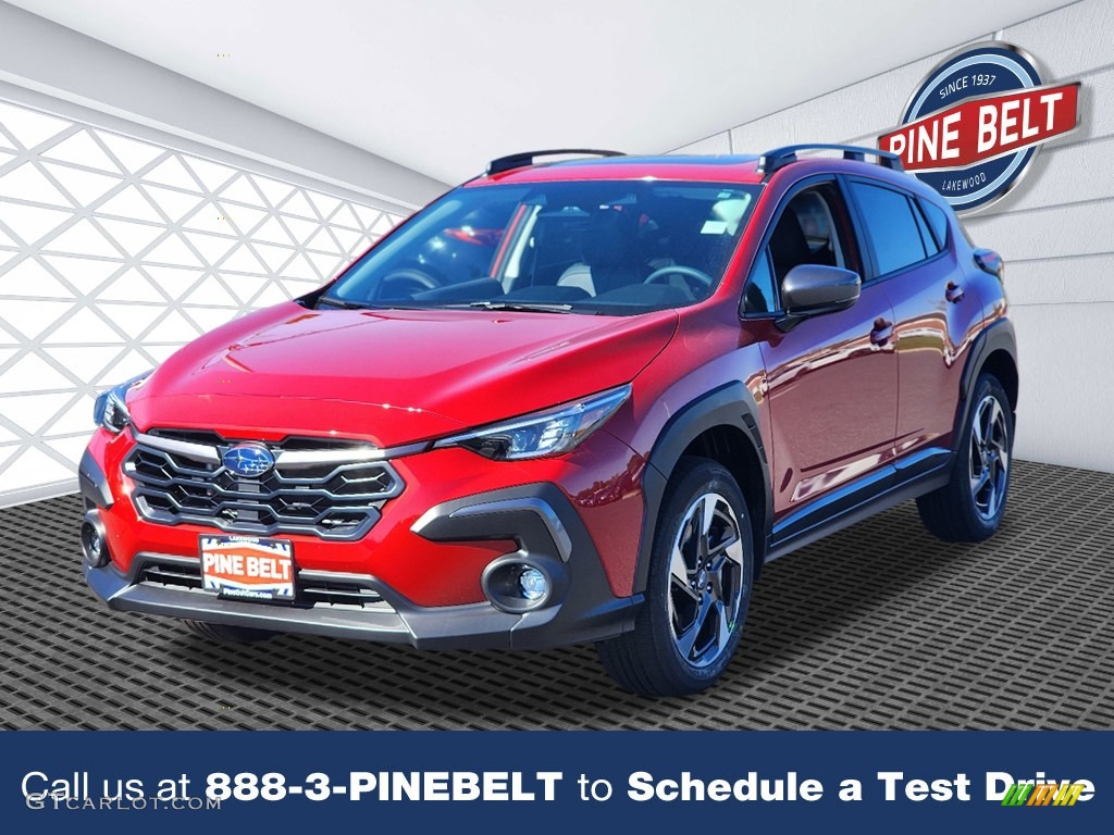 2024 Crosstrek Limited - Pure Red / Gray photo #1