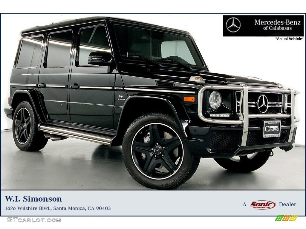 Obsidian Black Metallic Mercedes-Benz G