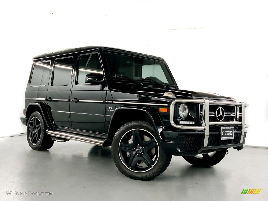 Obsidian Black Metallic 2017 Mercedes-Benz G 63 AMG Exterior Photo #146675598