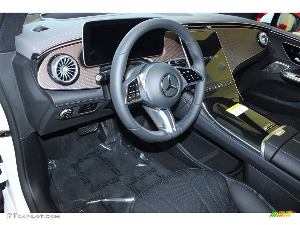 2023 Mercedes-Benz EQE 500+ 4Matic Sedan Black/Space Gray Steering Wheel Photo #146675982
