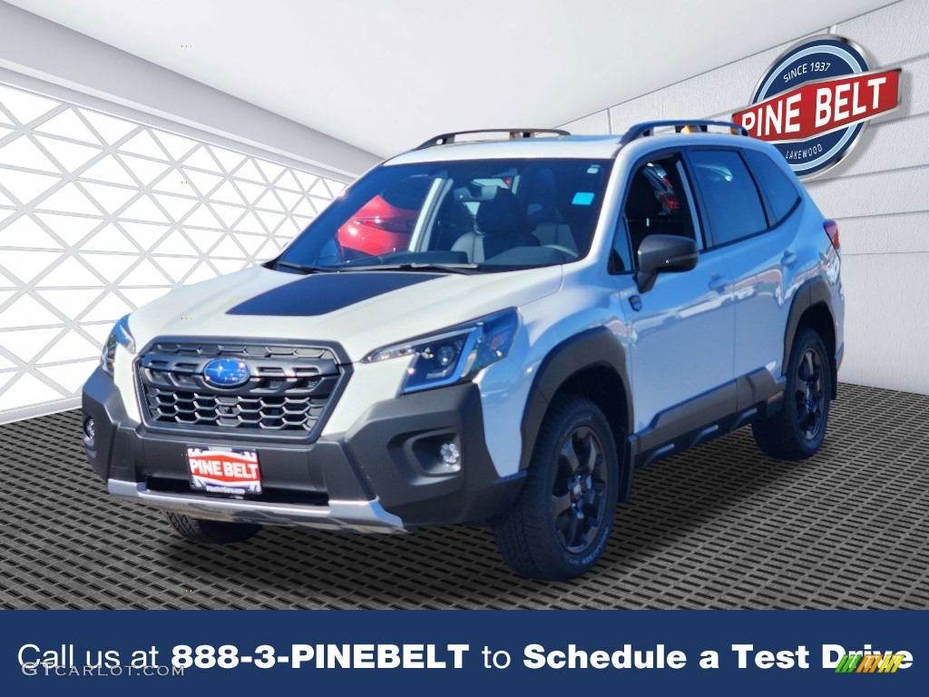 2023 Forester Wilderness - Crystal White Pearl / Gray photo #1