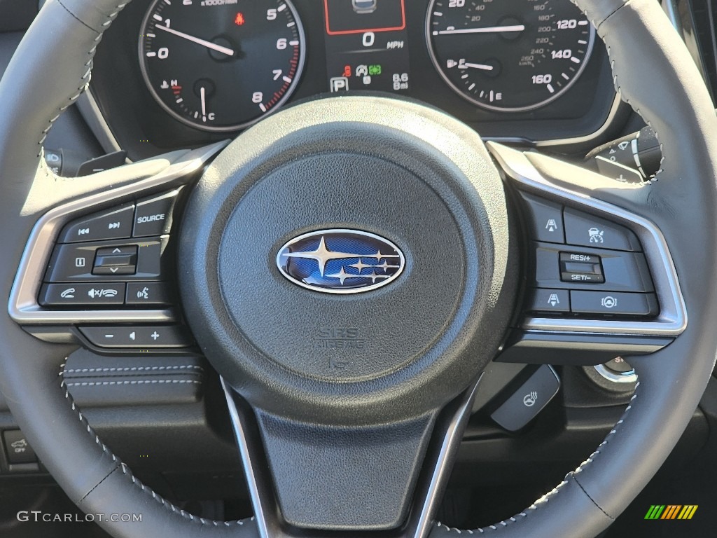 2024 Subaru Outback Touring XT Slate Black Steering Wheel Photo #146676438