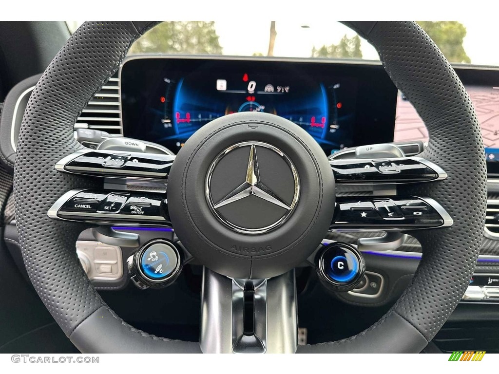 2024 Mercedes-Benz GLE 53 AMG 4Matic Coupe Black Steering Wheel Photo #146677005