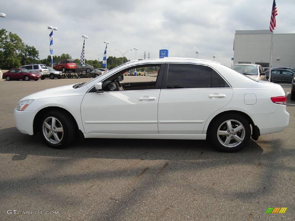 2003 Accord EX Sedan - Taffeta White / Ivory photo #2