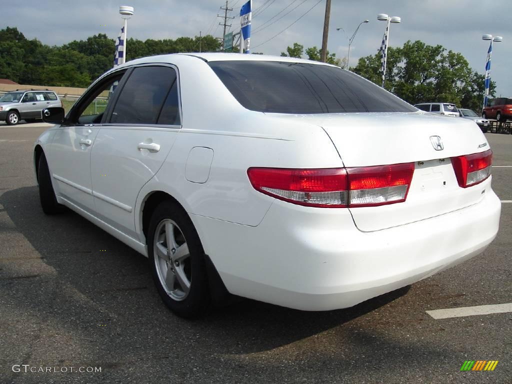 2003 Accord EX Sedan - Taffeta White / Ivory photo #3