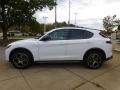Alfa White 2024 Alfa Romeo Stelvio Ti AWD Exterior