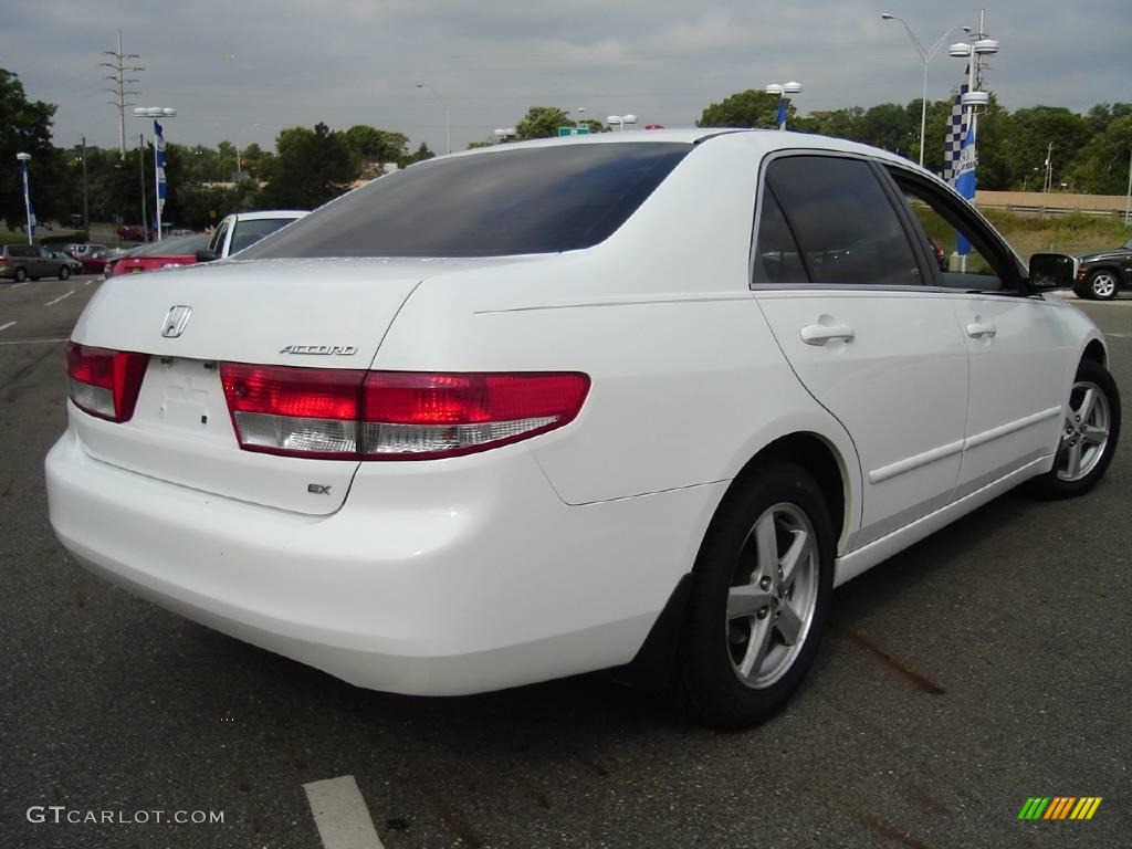 2003 Accord EX Sedan - Taffeta White / Ivory photo #5