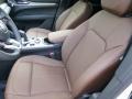 2024 Alfa Romeo Stelvio Black/Chocolate Interior Front Seat Photo