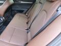 2024 Alfa Romeo Stelvio Black/Chocolate Interior Rear Seat Photo