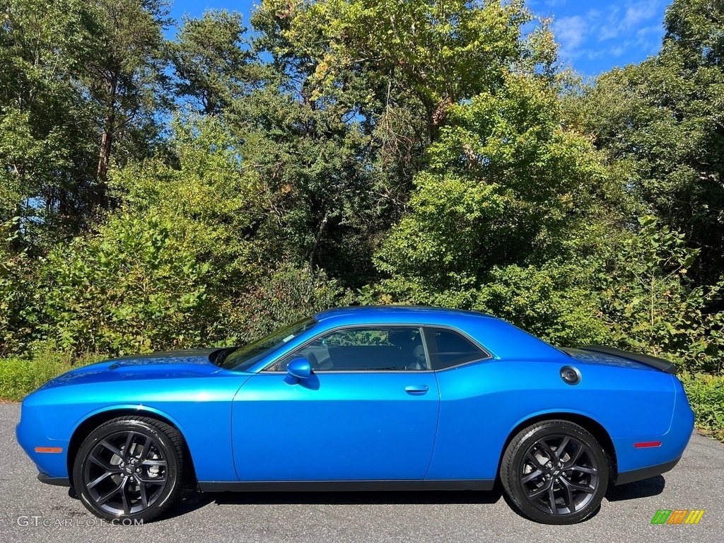 2023 Challenger SXT Blacktop - B5 Blue Pearl / Black photo #1