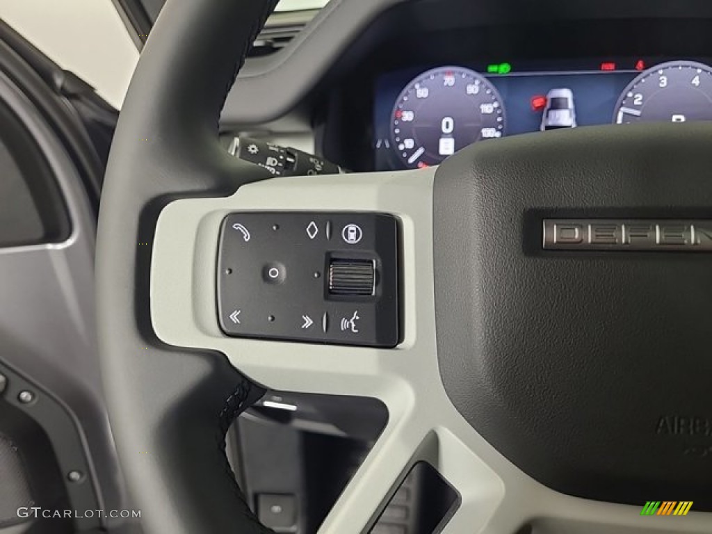 2024 Land Rover Defender 110 S Ebony Steering Wheel Photo #146677767