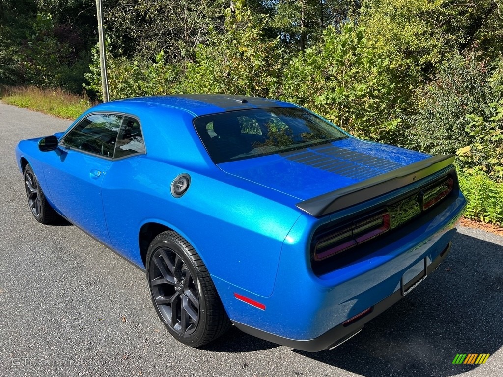 2023 Challenger SXT Blacktop - B5 Blue Pearl / Black photo #8