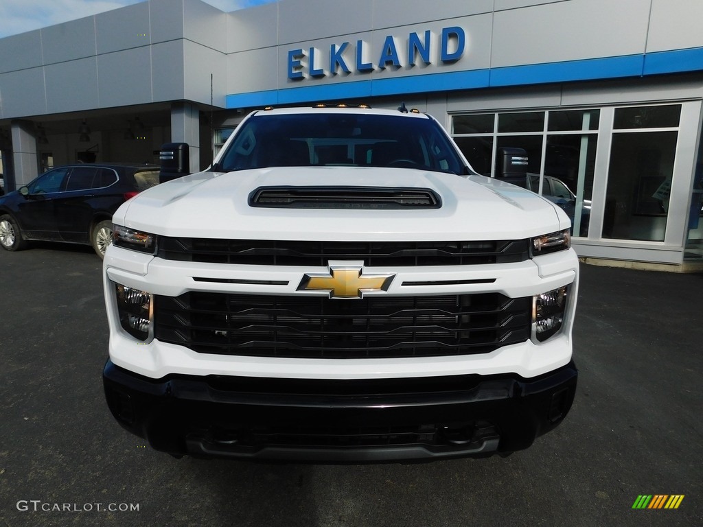 2024 Silverado 2500HD Custom Crew Cab 4x4 - Summit White / Jet Black photo #4