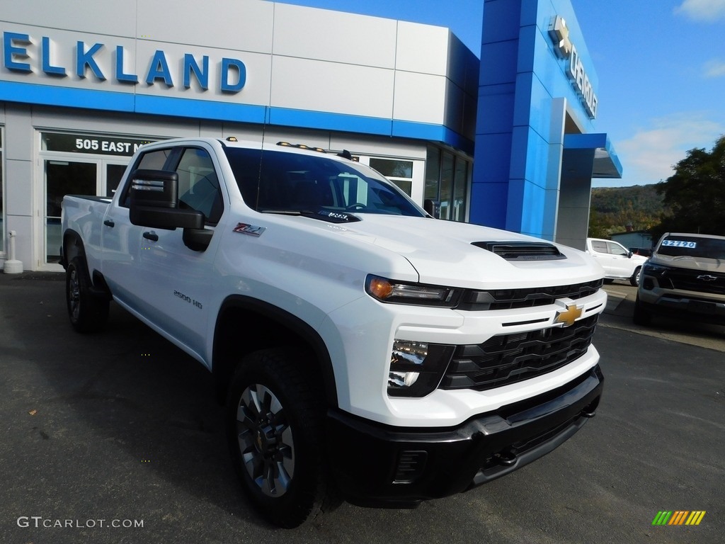 2024 Silverado 2500HD Custom Crew Cab 4x4 - Summit White / Jet Black photo #5