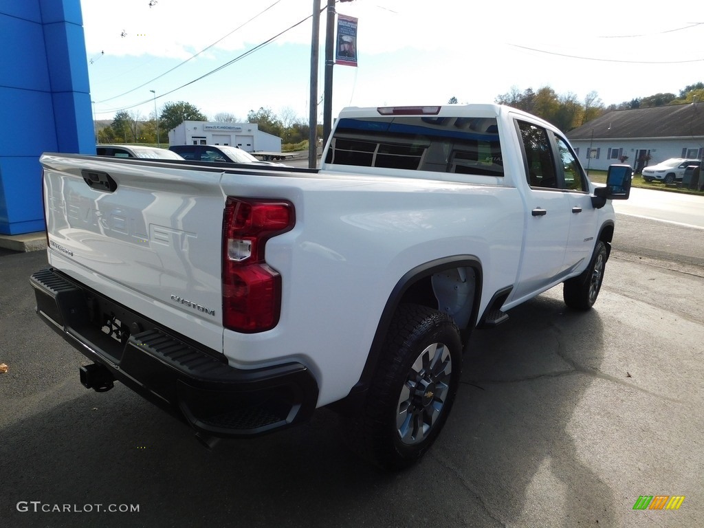 2024 Silverado 2500HD Custom Crew Cab 4x4 - Summit White / Jet Black photo #8