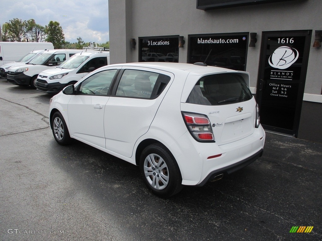 2017 Sonic LT Hatchback - Summit White / Jet Black/Dark Titanium photo #3