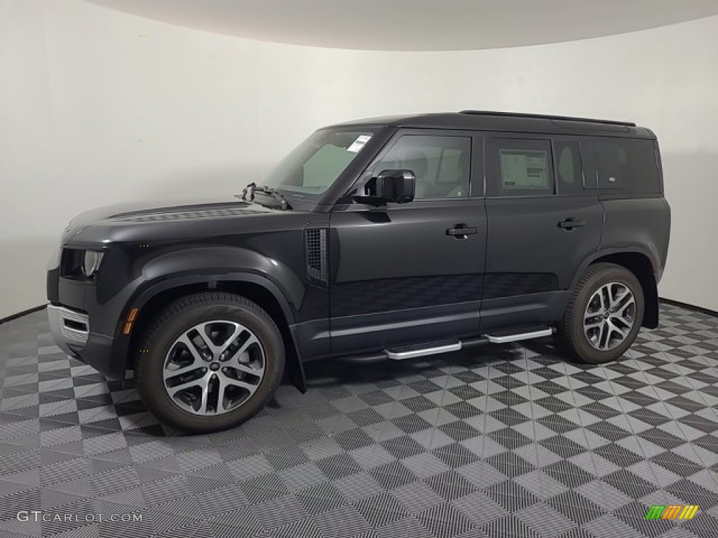Santorini Black Metallic 2024 Land Rover Defender 110 S Exterior Photo #146679556
