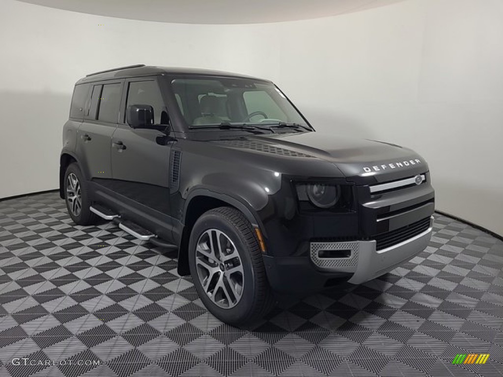 Santorini Black Metallic 2024 Land Rover Defender 110 S Exterior Photo #146679592