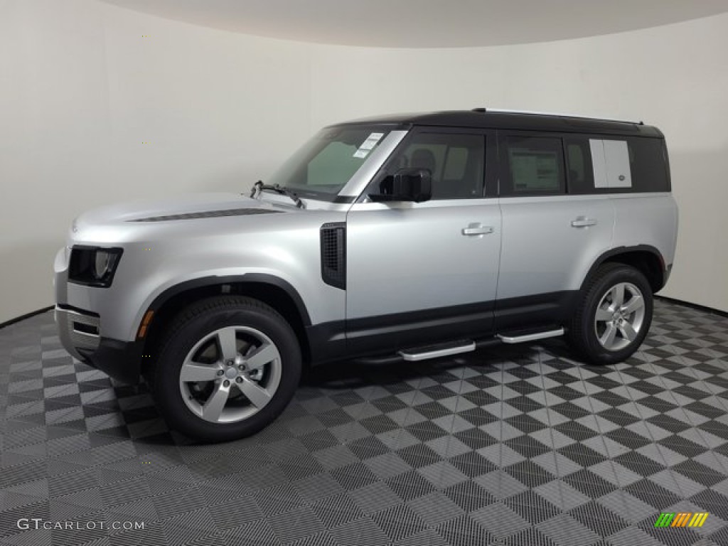 Hakuba Silver Metallic 2024 Land Rover Defender 110 S Exterior Photo #146679712
