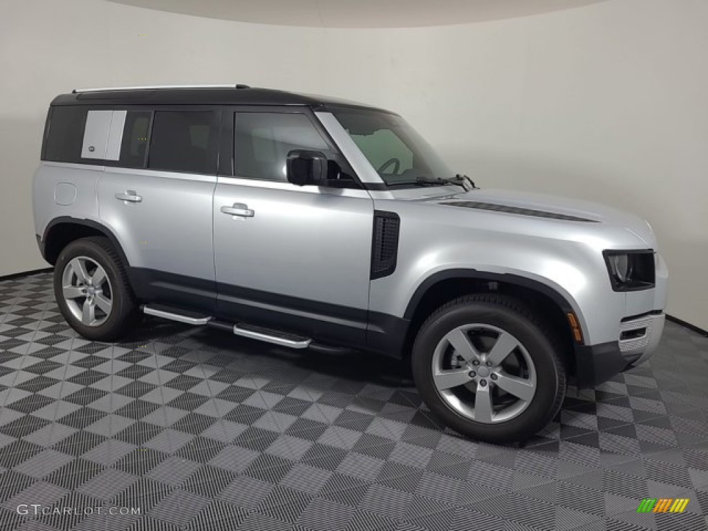 Hakuba Silver Metallic 2024 Land Rover Defender 110 S Exterior Photo #146679733