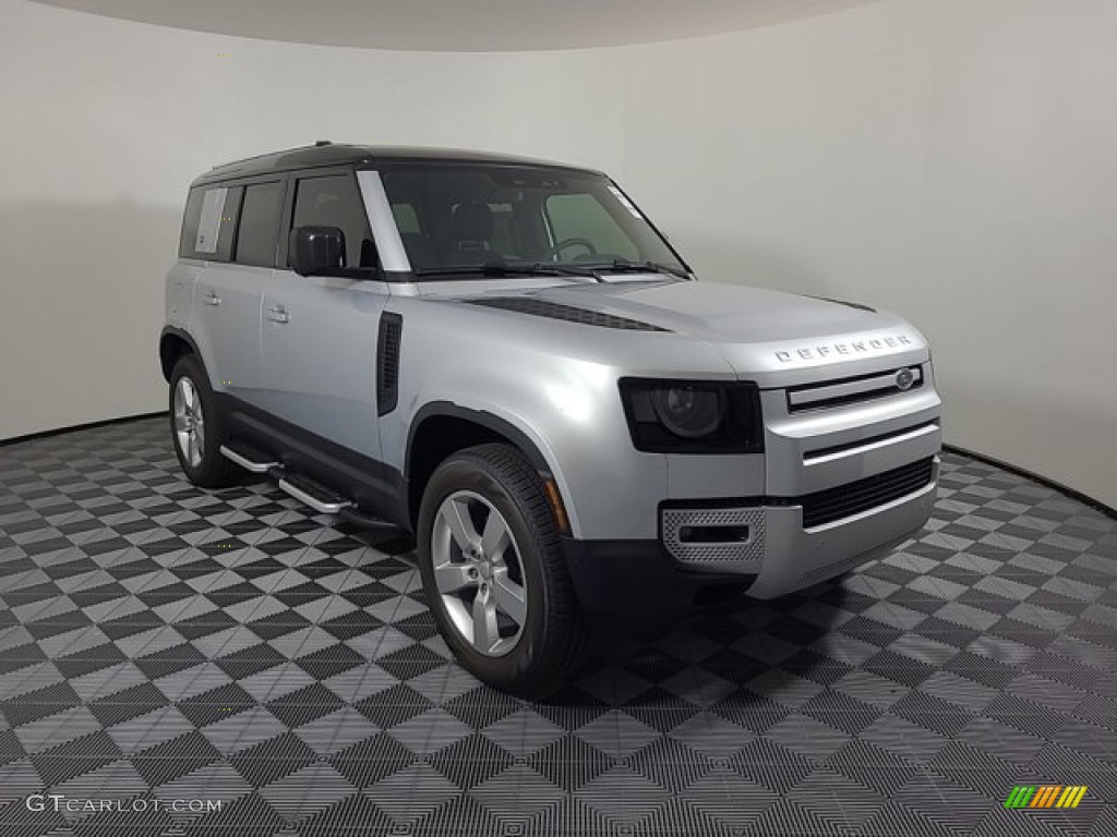 Hakuba Silver Metallic 2024 Land Rover Defender 110 S Exterior Photo #146679736