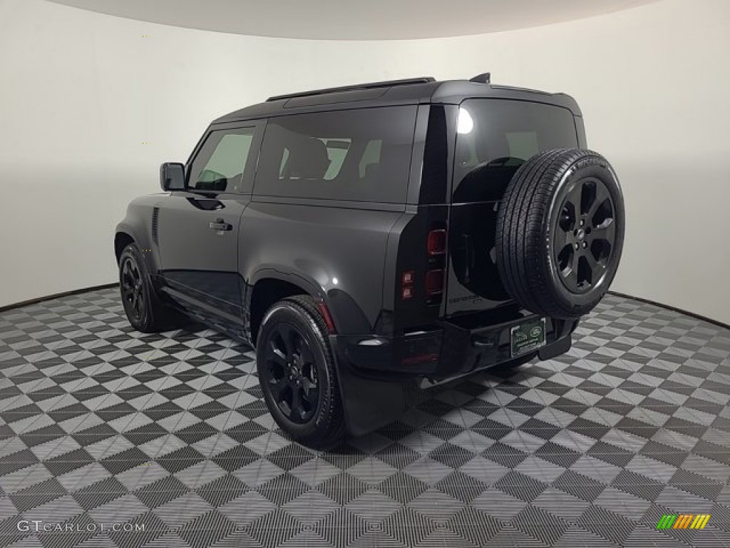 Santorini Black Metallic 2023 Land Rover Defender 90 X-Dynamic SE Exterior Photo #146679811